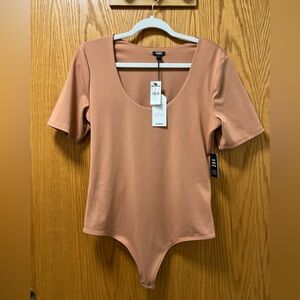 Women's Tan Bodysuit Top from EXPRESS